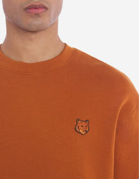 Sweatshirt Bold Fox Head avec écusson - Tobacco