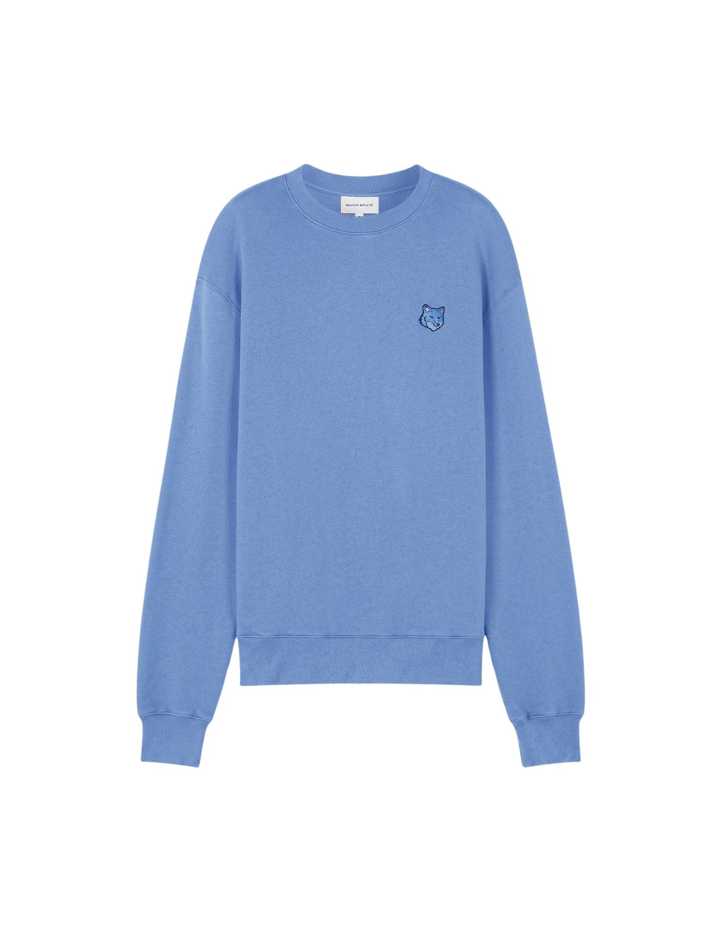Sweatshirt Bold Fox Head avec écusson - Hampton Blue