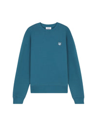 Sweatshirt Bold Fox Head avec écusson - Lake Blue