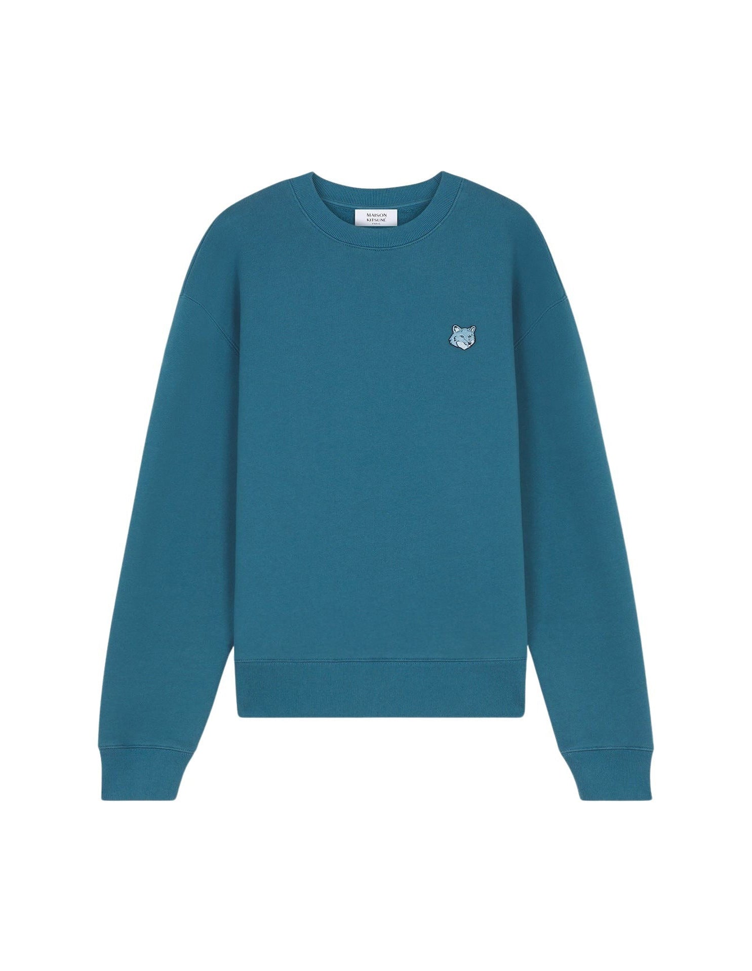 Sweatshirt Bold Fox Head avec écusson - Lake Blue