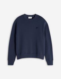Bold Fox Head Patch Comfort Sweatshirt - Ink Blue