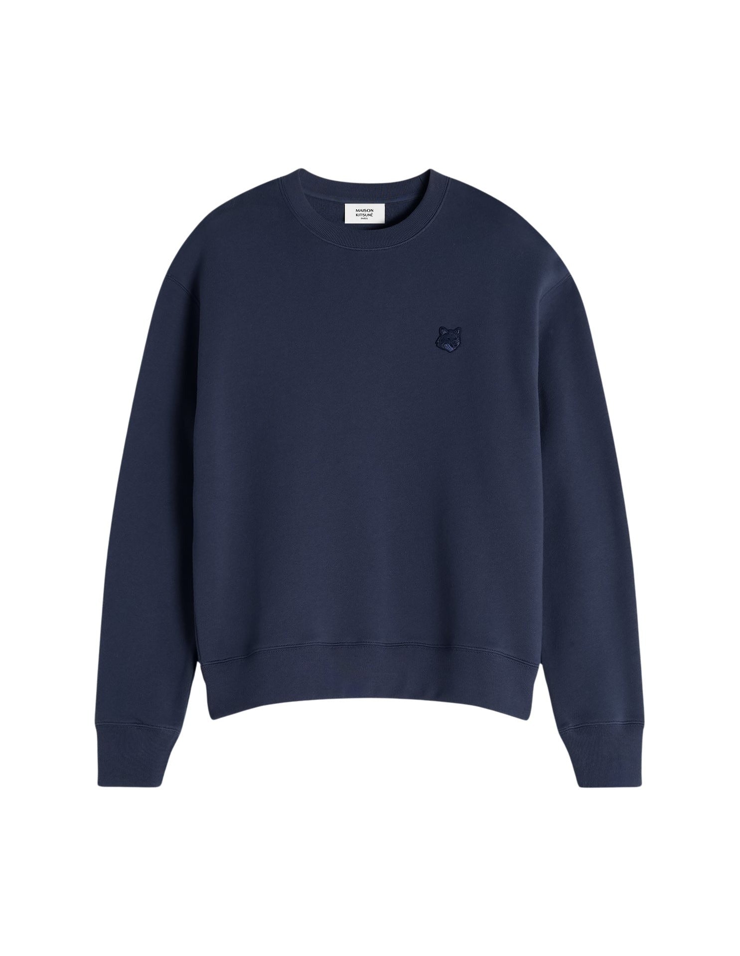 Sweatshirt Bold Fox Head avec écusson - Ink Blue
