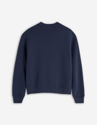 Bold Fox Head Patch Comfort Sweatshirt - Ink Blue