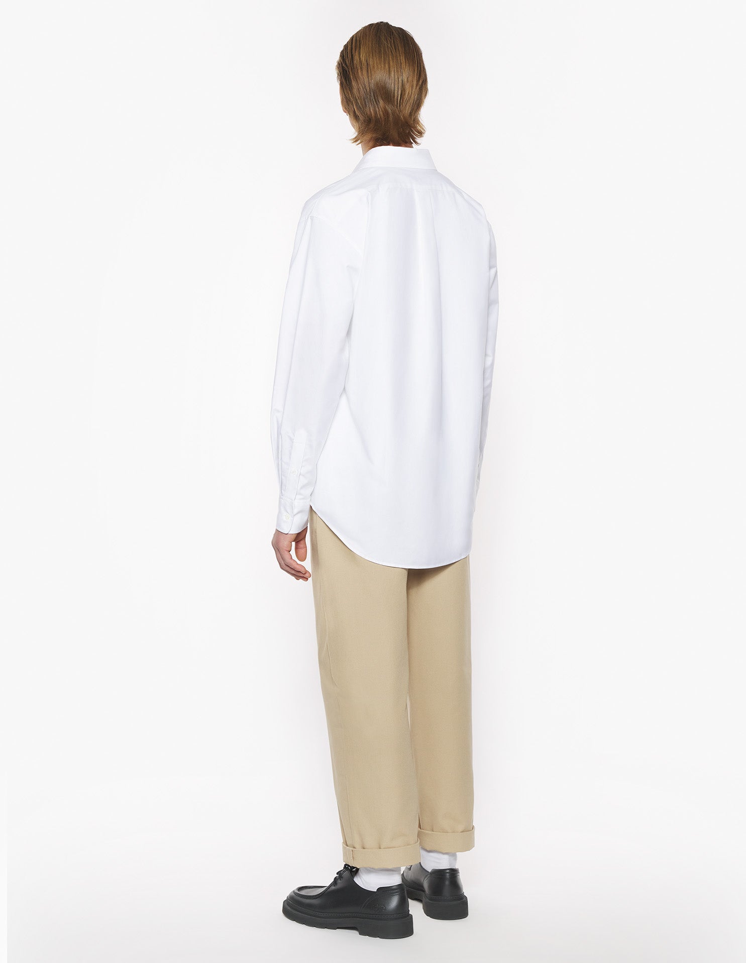 Chemise Fox Head brodée - White