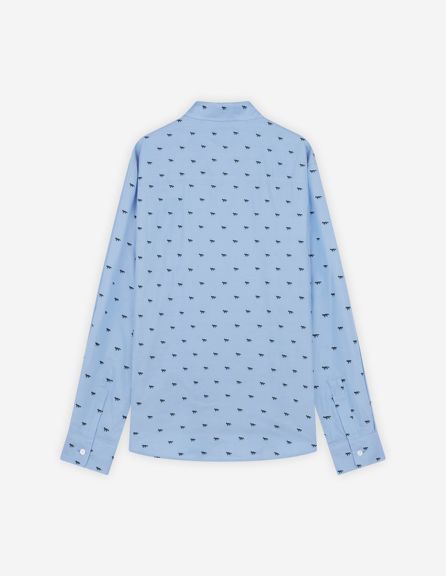 Shirt with badge - Light Blue & Green