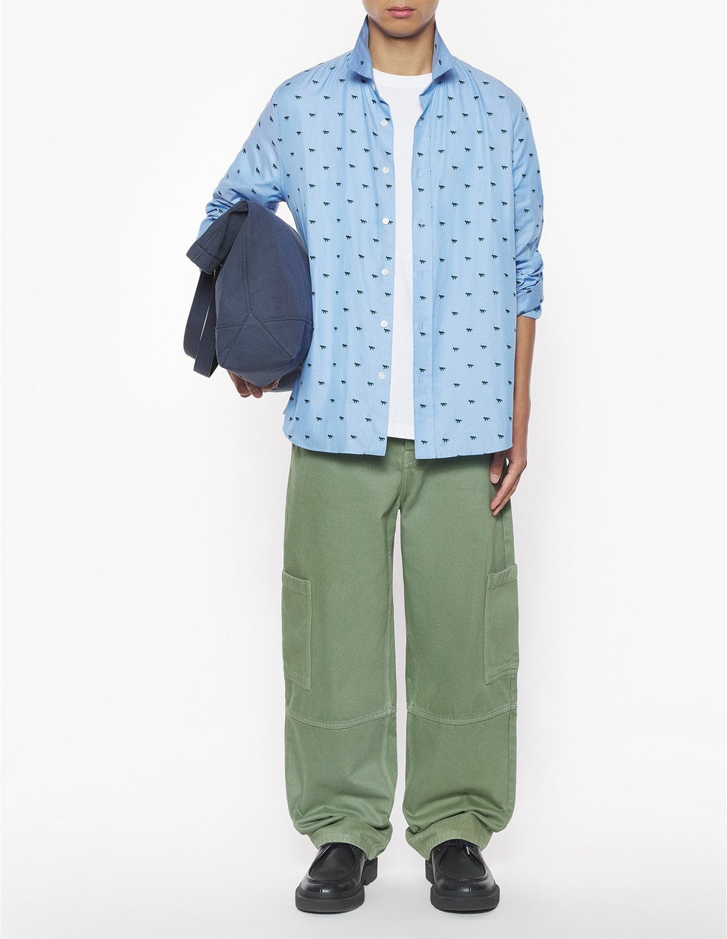Patterned shirt - Zinc Grey Stripe