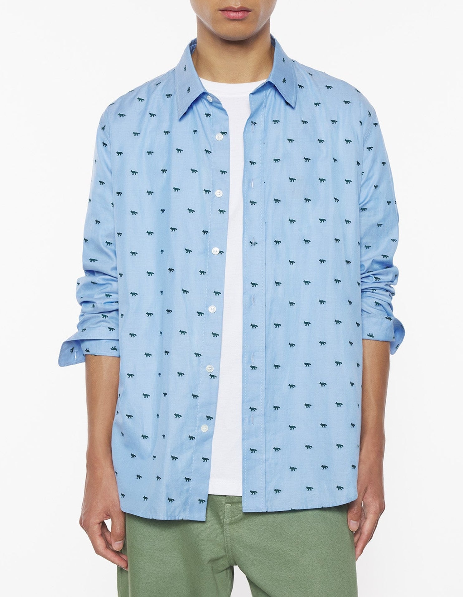 Patterned shirt - Zinc Grey Stripe