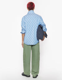 Patterned shirt - Zinc Grey Stripe