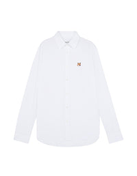 Shirt with badge - White
