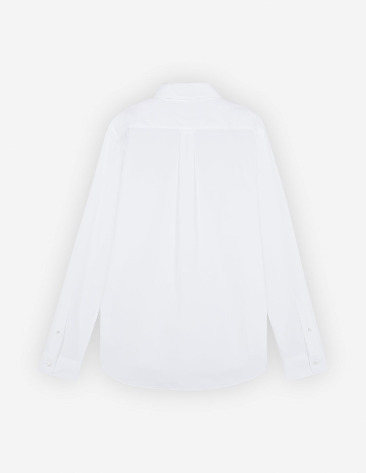 Shirt with badge - White
