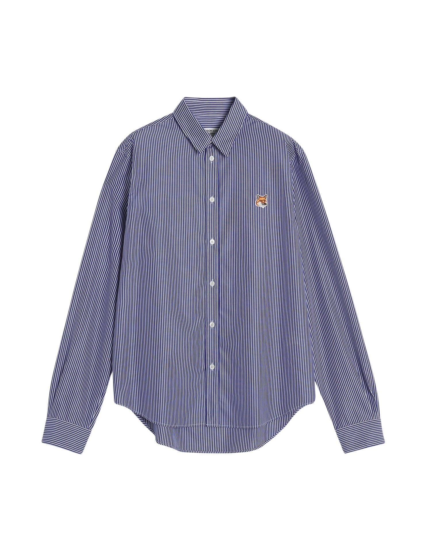 Striped shirt with patch - Navy Stripes