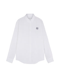 Chemise avec logo imprimé - White