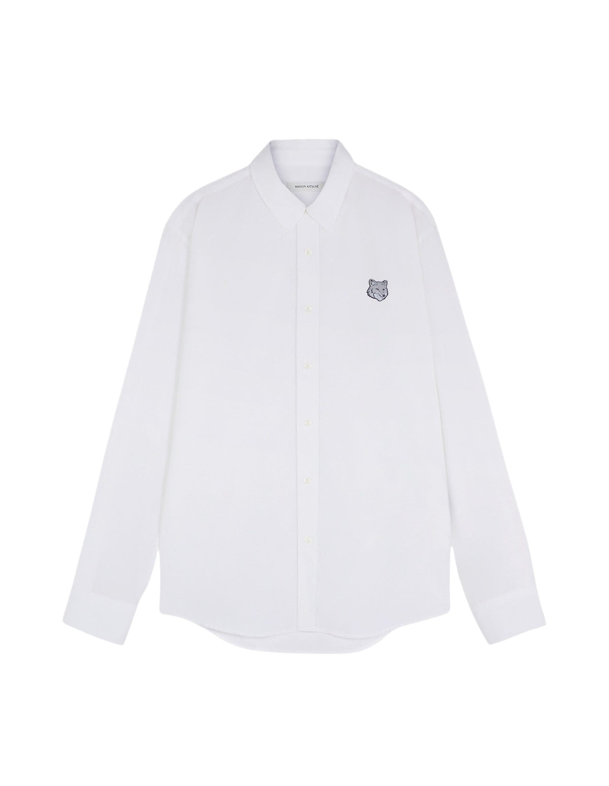 Chemise avec logo imprimé - White