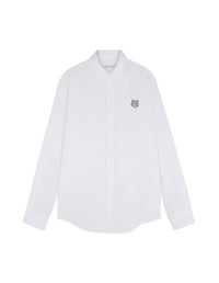 Shirt with printed logo - White