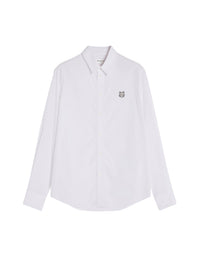 Bold Fox Head shirt with patch - White