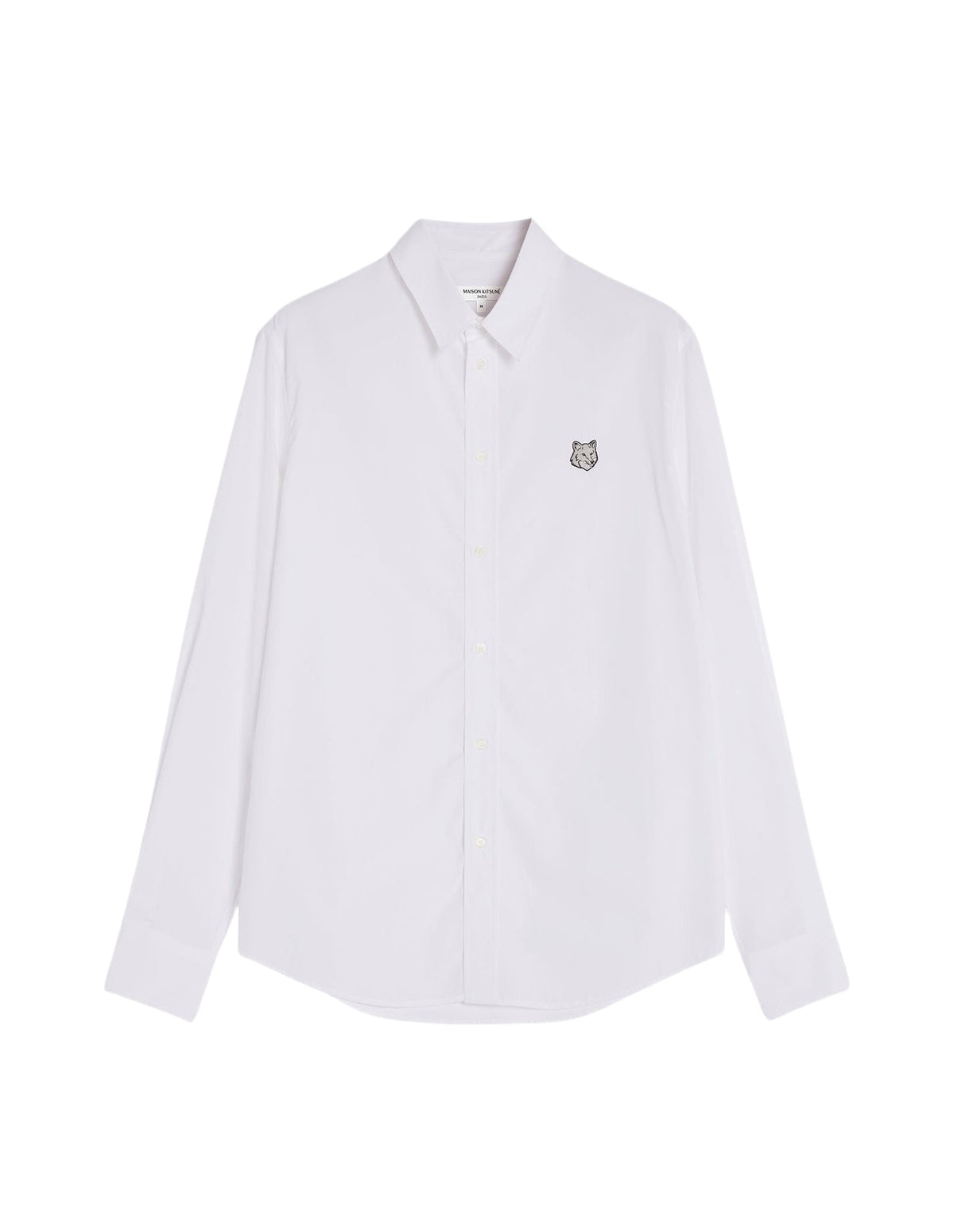 Chemise Bold Fox Head avec écusson - White