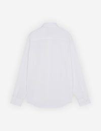 Chemise avec logo imprimé - White