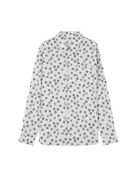 Chemise décontractée à motif avec poche - Grey Blue Design