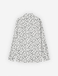 Chemise décontractée à motif avec poche - Grey Blue Design