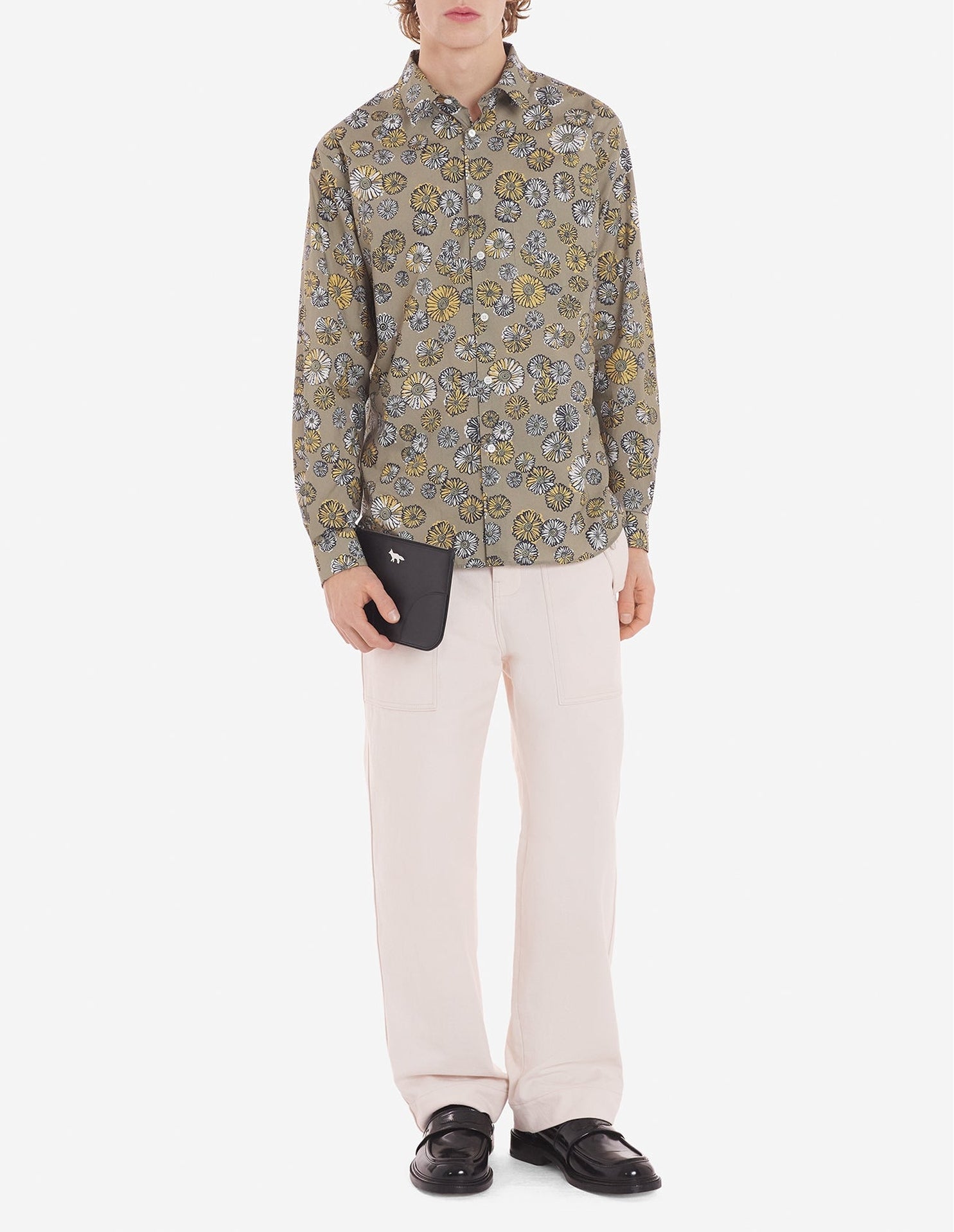Chemise décontractée à motif avec poche à l'avant - Canvas Design