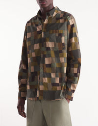 Chemise décontractée avec impression - Multicolor Camo