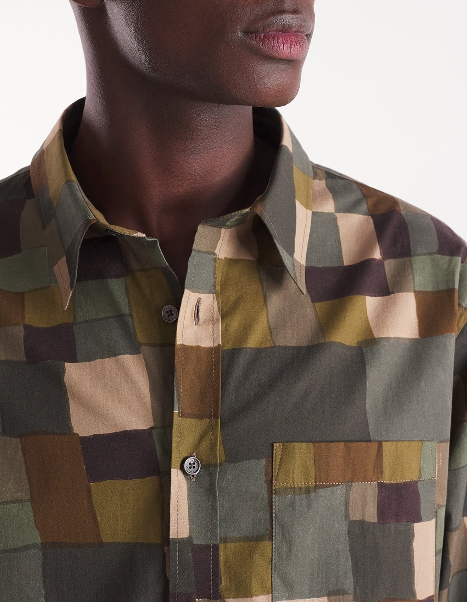 Chemise décontractée avec impression - Multicolor Camo
