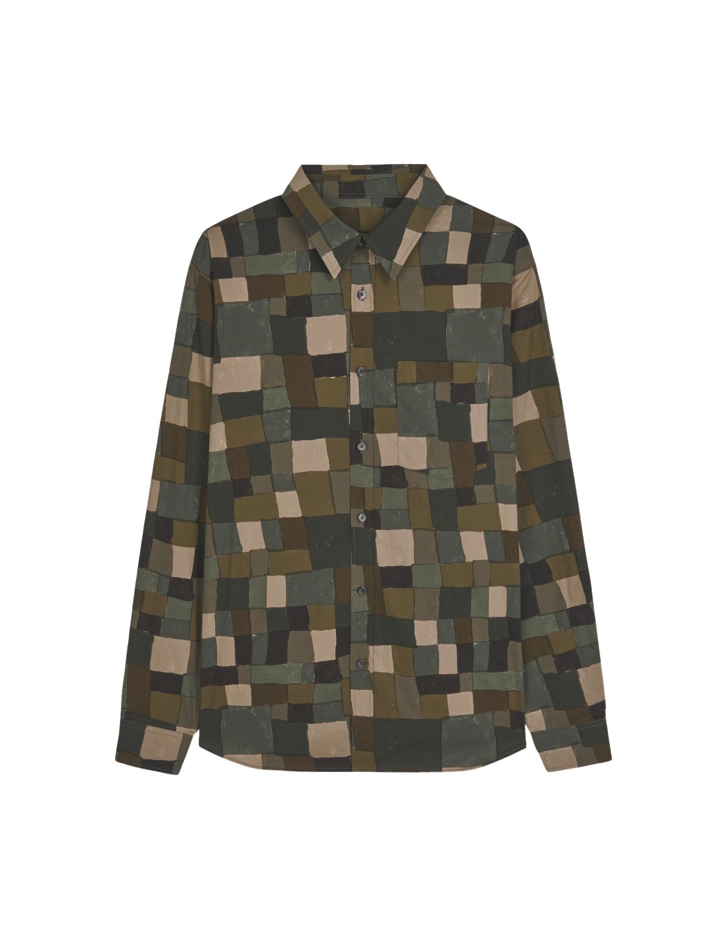 Chemise décontractée avec impression - Multicolor Camo