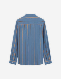 Chemise décontractée à rayures - Lake Blue