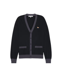 Baby Fox wool cardigan - Black
