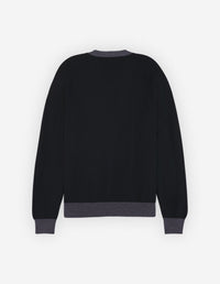 Cardigan Baby Fox en laine - Black