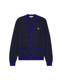 Cardigan Baby Fox en laine - Ink blue