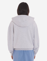 Sweat à capuche et manches longues - Light Grey Melange