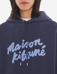 Long-sleeved hoodie - Ink Blue