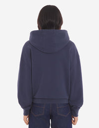 Long-sleeved hoodie - Ink Blue