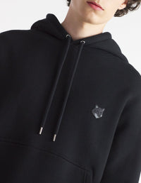 Sweat à capuche Bold Fox Head et manches longues - Black