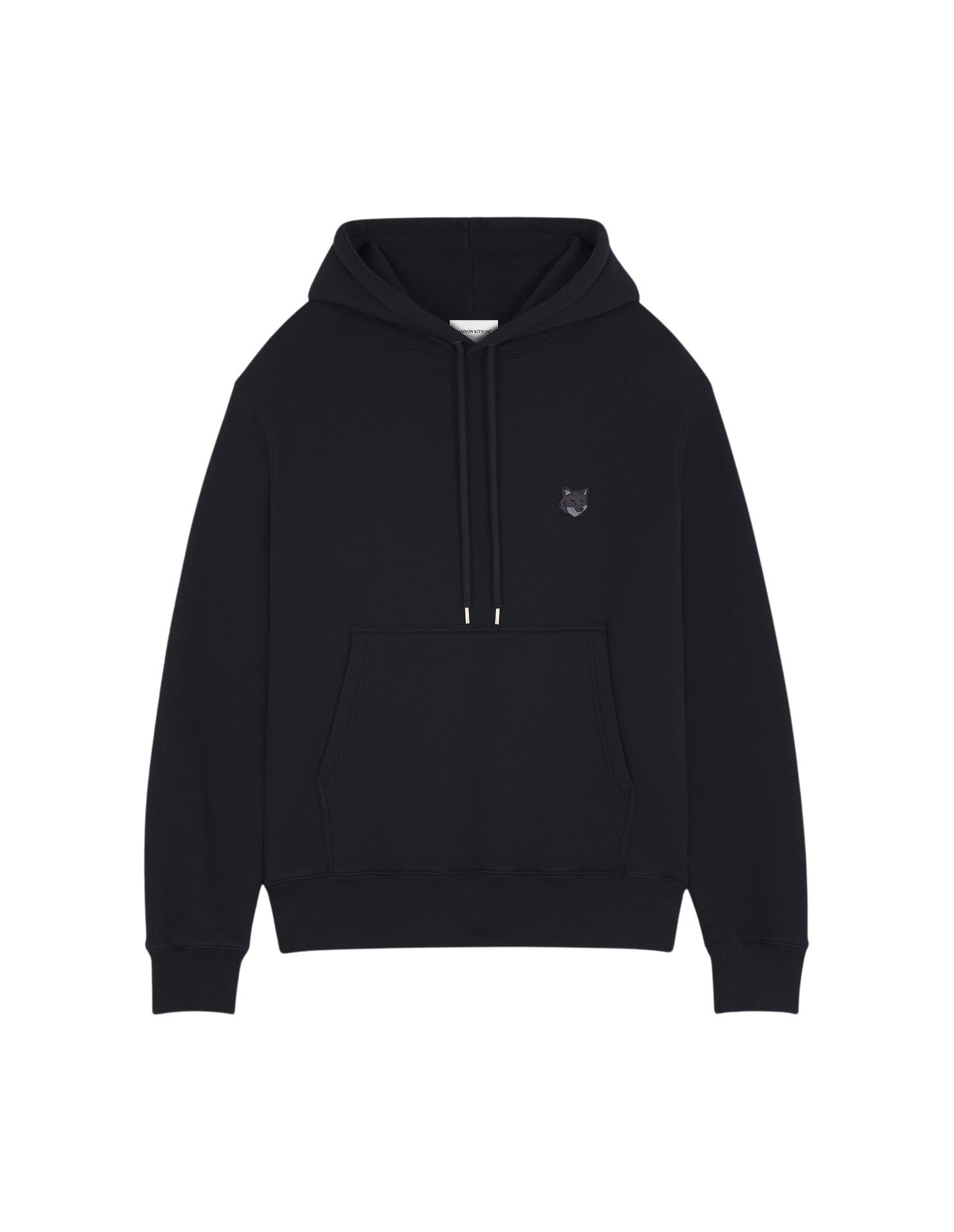 Sweat à capuche Bold Fox Head et manches longues - Black