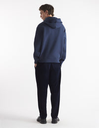Sweat à capuche Bold Fox Head et manches longues - Ink Blue