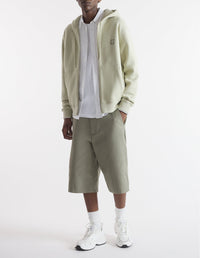 Bold Fox Head and long sleeve hoodie - Ash Tree
