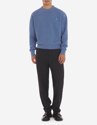 Pull Bold Fox Head avec écusson - Hampton Blue
