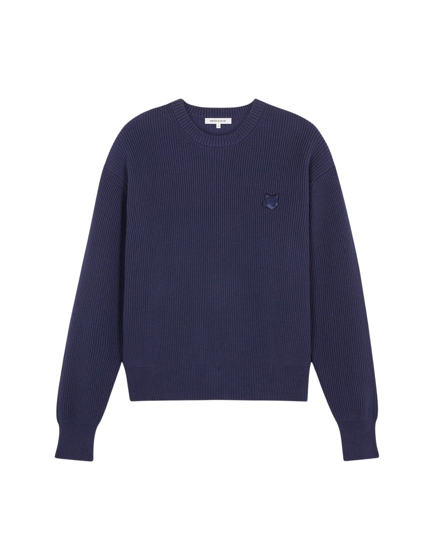 Pull Bold Fox Head avec écusson - Ink Blue
