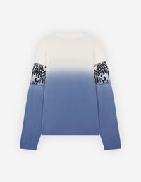 Pull en jacquard à manches longues - Storm Blue
