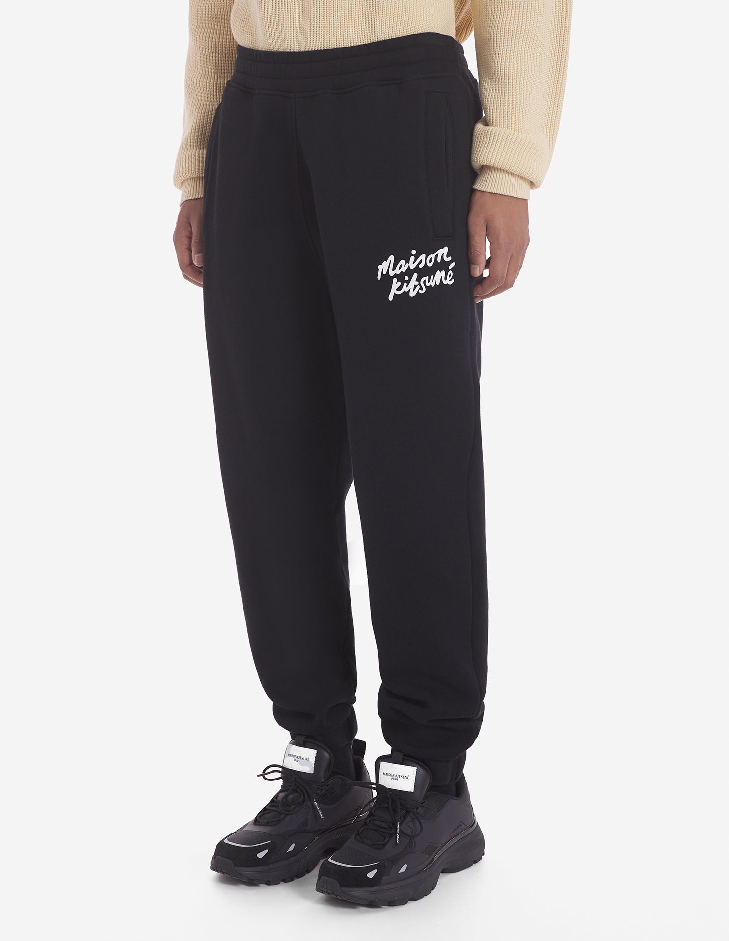 Pantalon de survêtement avec broderie - Black & White