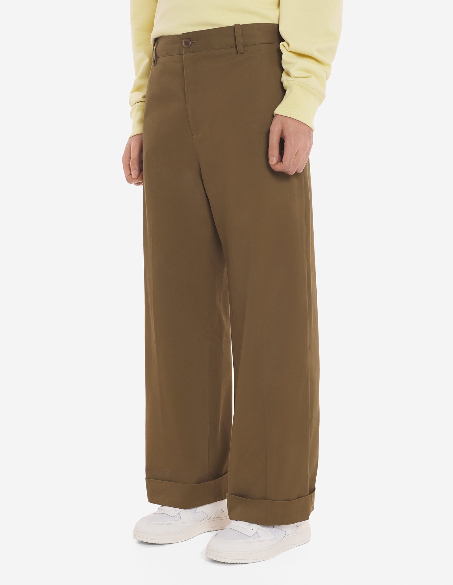 Pantalon chino décontracté - Khaki Green