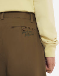 Pantalon chino décontracté - Khaki Green
