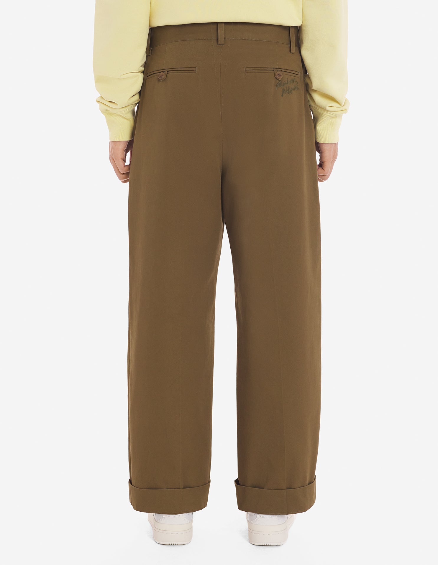 Pantalon chino décontracté - Khaki Green
