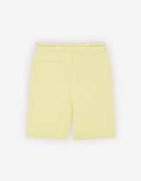 Short de survêtement avec broderie - Chalk Yellow