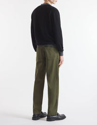 Pantalon avec broderie - Military Green