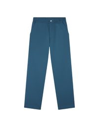 Trousers with embroidery - Lake Blue