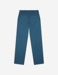 Trousers with embroidery - Lake Blue