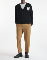 Pantalon chino avec broderie - Chino Beige